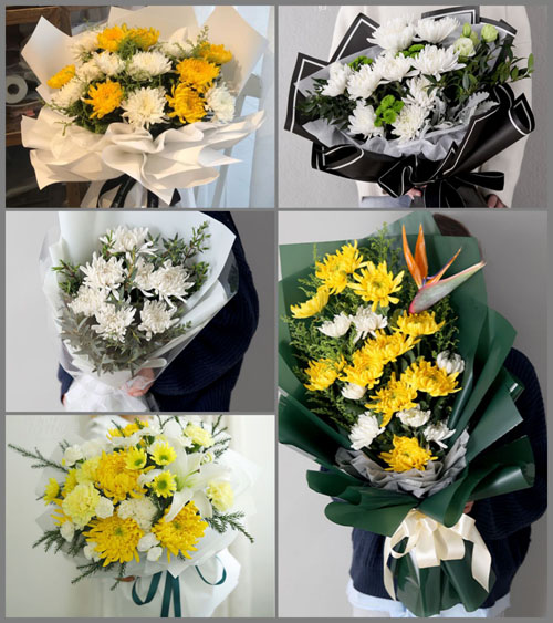 广东肇庆市鼎湖区莲花镇大布村白事花束代送